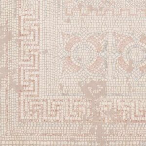 Mark&Day Area Rugs, 5x7 Herblay Global Rose Area Rug, Camel Beige Grey Carpet for Living Room, Bedroom or Kitchen (5'1" x 7'3")