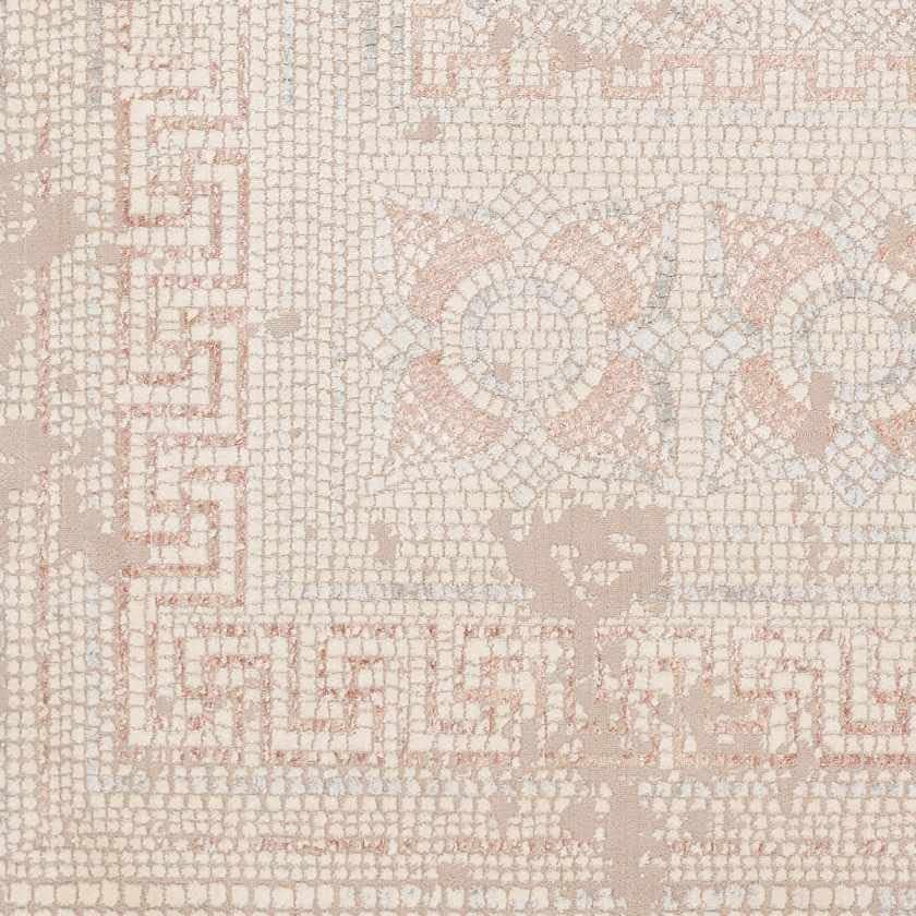 Mark&Day Area Rugs, 5x7 Herblay Global Rose Area Rug, Camel Beige Grey Carpet for Living Room, Bedroom or Kitchen (5'1" x 7'3")