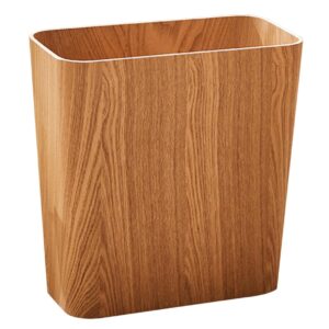 angoily trash bags wood trash can wood garbage can wood trash bin garbage bags dump pouch trash basket waste can s japanese-style wastebasket trash bag container office wrought iron