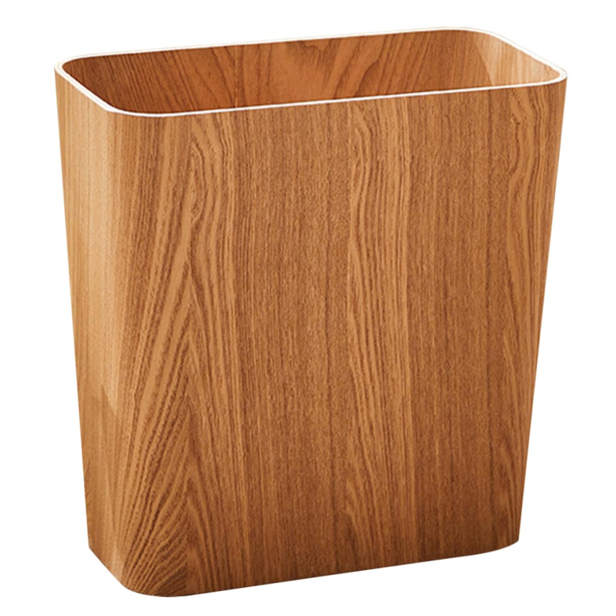 Angoily Trash Bags Wood Trash Can Wood Garbage Can Wood Trash Bin Garbage Bags Dump Pouch Trash Basket Waste Can s Japanese-Style Wastebasket Trash Bag Container Office Wrought Iron