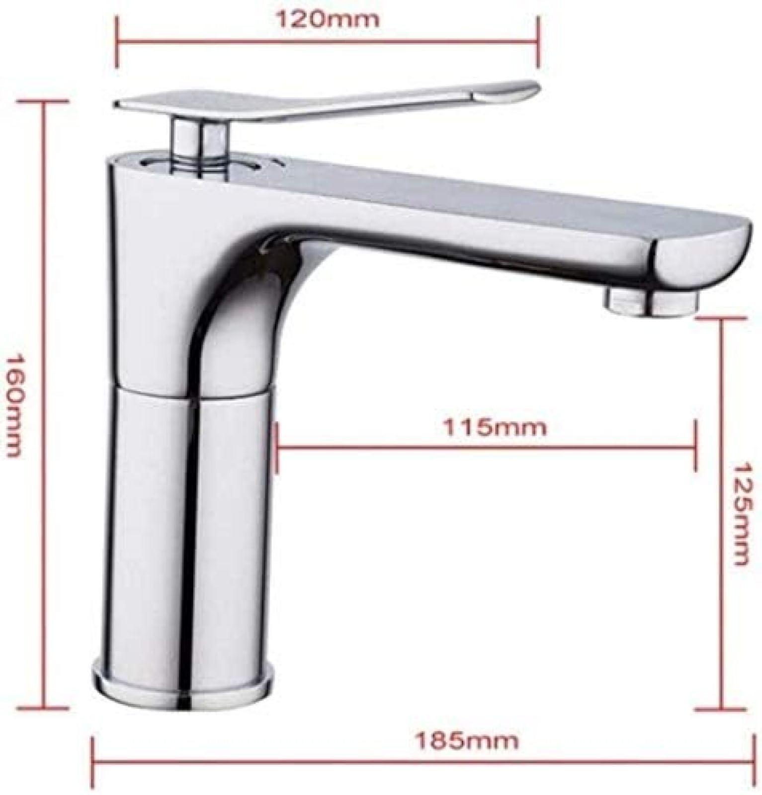 Faucet Kitchen Tap Faucet Modern Faucet Crane Bathroom Faucet Single Lever Hot and Cold Water Bath and Brass Sink Faucet Faucet Save