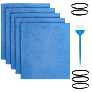 spacetent 5 pack 19-1500 blue cloth reusable filters for stanley 5 to 6 gallon wet/dry vacuums.