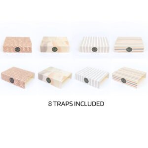 Insect Sticky Traps “BUG beds” Decorative Glue Pads, Aesthetic, Non-Toxic, Indoor, Pest Control- Mouse, Spider, Bed Bug, Cockroach, Brown Recluse, Cricket, Grasshopper, Gecko, Beetle, Scorpion