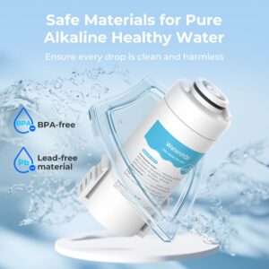 Waterdrop WD-EDFA Alkaline Filters Replacement for Waterdrop Electric Pitcher 𝐖𝐃-𝐄𝐃𝟎𝟏/𝐄𝐃𝟎𝟐/𝐄𝐃𝟎𝟒/𝐄𝐃𝟎𝟏𝐀/𝐄𝐃𝐂𝟎𝟏, NSF/ANSI 42&372, Improve PH, 3 Months or 200 Gallons, 1 Filter