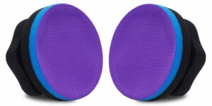 west horse synthetic clay, 2-pack hand clay bar pad for car auto detailing, cleansing, paint surface prep tool for waxing & polishing (blue purple)