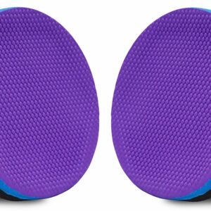 WEST HORSE Synthetic Clay, 2-Pack Hand Clay Bar Pad for Car Auto Detailing, Cleansing, Paint Surface Prep Tool for Waxing & Polishing (Blue Purple)