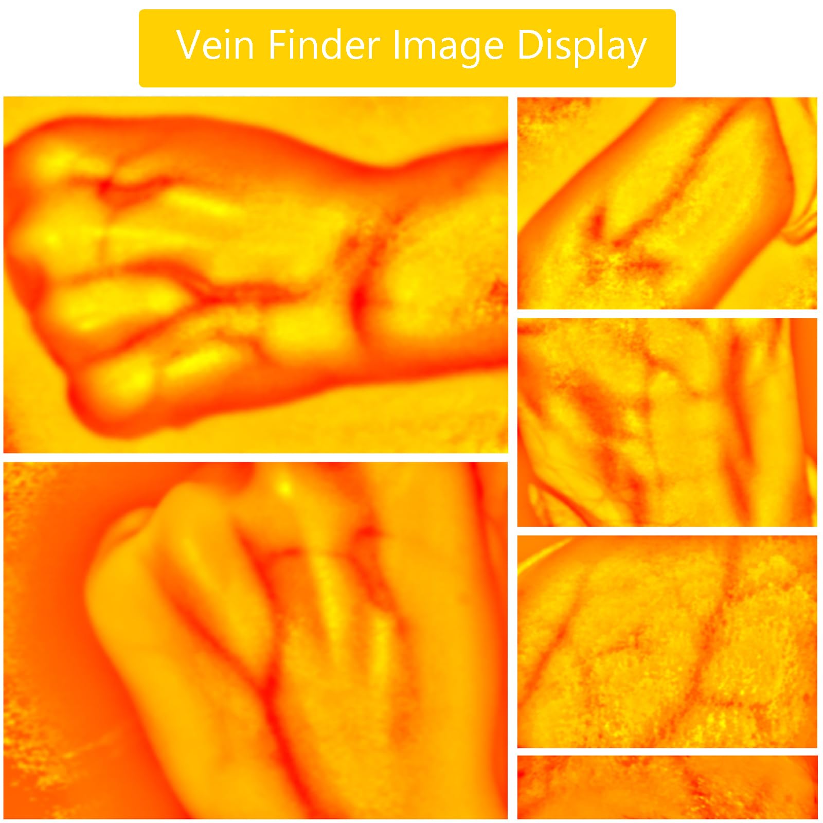 Vein Finder, Portable Blood Vessel Finder, Medical Vein Image Display Instrument, Infrared Vein Finder Viewer Light with 5 Modes for Elderly Adult Children Easy Finding Subcutaneous Veins