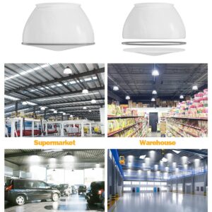 JC-LGL 90 Degree PC Reflector UFO LED High Bay Light 150W