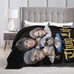 PSORILAX The Golden Movie Girls Flannel Fleece Plush Throw Blanket, Blanket for Couch Bed and Sofa 50"x40"