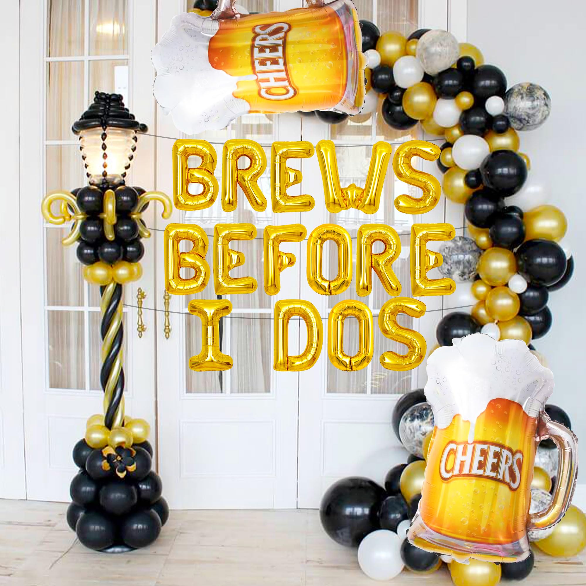 Brews before I Dos Balloons Brews before I Dos Sign Bride Shower Decorations Bachelorette Engagement Decorations Bach Decor