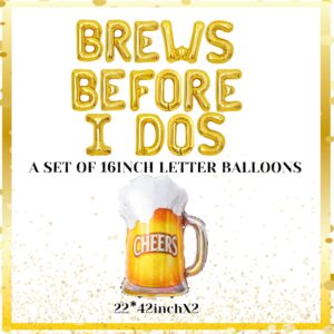 Brews before I Dos Balloons Brews before I Dos Sign Bride Shower Decorations Bachelorette Engagement Decorations Bach Decor