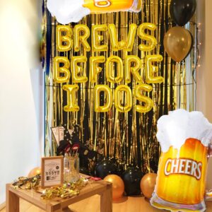 Brews before I Dos Balloons Brews before I Dos Sign Bride Shower Decorations Bachelorette Engagement Decorations Bach Decor