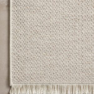 Loloi Amber Lewis x Malibu Ivory/Dove 5'-1" x 7'-7" Area Rug