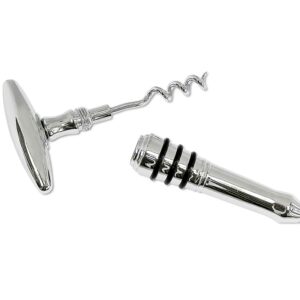 Lutong 2-in-1 Wine Opener + Foil Cutter - Professional Wine Bottles opener and also bottle stopper + foil cutter.