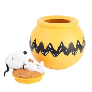 Grupo Erik Snoopy Cookie Jar With Lid | Snacks Canister | 20.5 x 20.5 x 24.6 cm | Candy Jar | Snoopy Gifts | Kitchen Decor | Airtight Food Storage Container