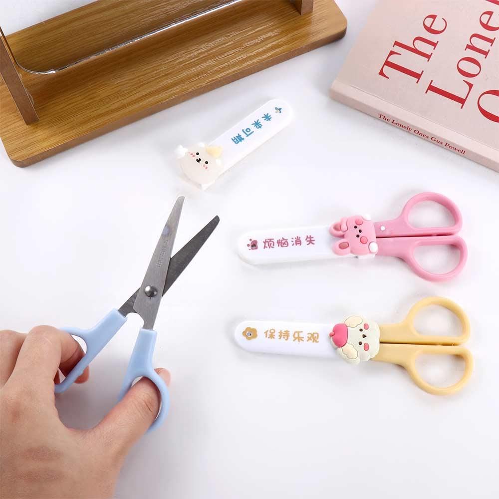 Art Scissors 3PCS Cute Tiny Scissors Portable Mini Art Paper Scissors Home Multifunctional Hand Scissors Student Stationery School Office Supplies