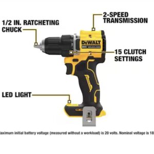 DEWALT DCK700D1P1 20V MAX Cordless 7-Tool Combo Kit with 2Ah Battery, 5Ah Battery, and Charger