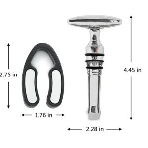 Lutong 2-in-1 Wine Opener + Foil Cutter - Professional Wine Bottles opener and also bottle stopper + foil cutter.