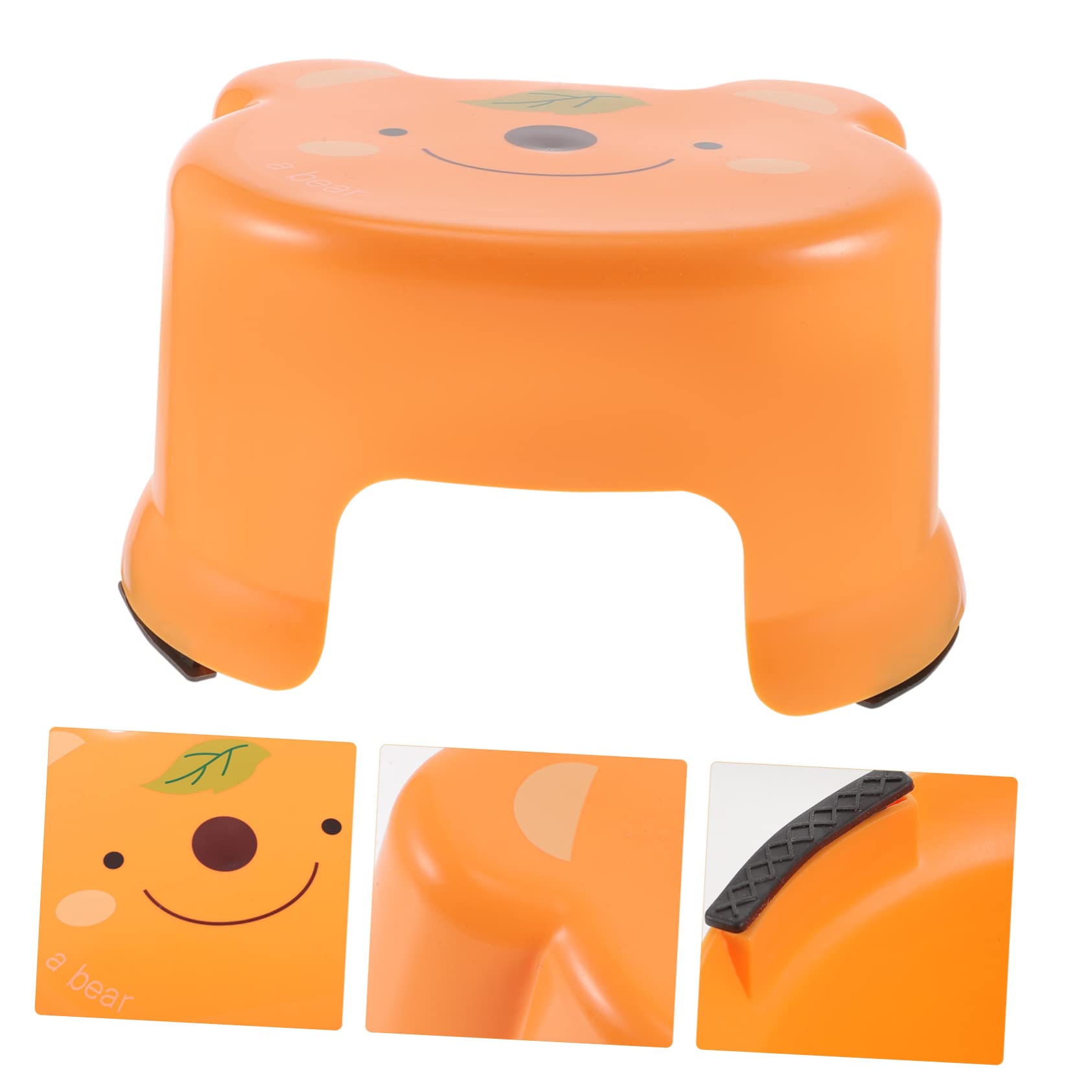 ibasenice 3pcs Cartoon Plastic Stool Potty Training Chart Poop Stool for Bathroom Stool Toddler Bathroom Step Stool Plastic Step Stools for Small Step Stool Bench Child Toilet