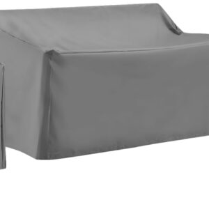 Crosley Furniture Patio Furniture Covers, Waterproof 3-Piece Outdoor Sectional Loveseat Cover Set, Gray