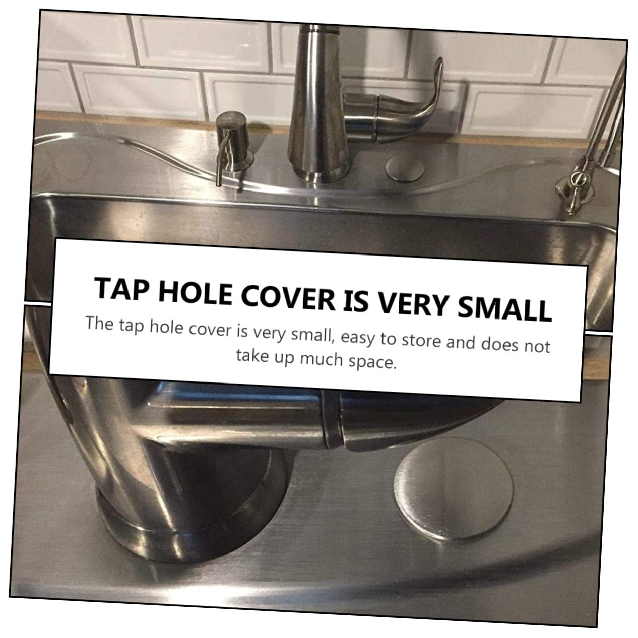 OSALADI 4 Pcs Sink Accessories Kitchen Sink Hole Hole Cover Tub Accessories for Bathtub Kitchen Sink Tap Hole Covers and Plastic Counterbore Mount