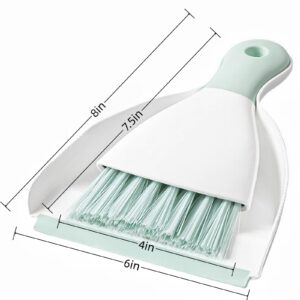 YCSXhandpick Small Broom with Dustpan Combo Set Dust Pan and Brush Set Table Ceaner Gap Cleaning Brushes and Dust Pans Hand Broom