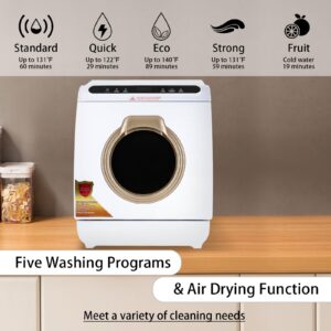 Portable Dishwasher,Countertop Dishwasher,Portable Air-dry Dishwasher with 7L Built-in Water Tank Deep 360° Dual Spray Cleaning Machine Mini Dishwasher for Apartments& RVs