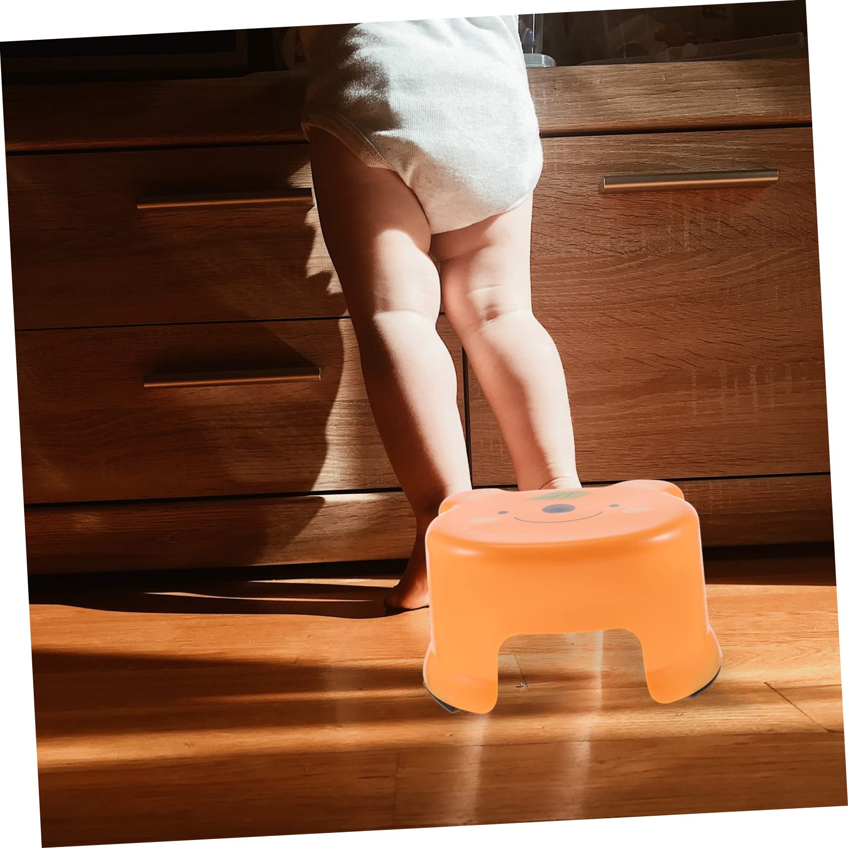 ibasenice 3pcs Cartoon Plastic Stool Potty Training Chart Poop Stool for Bathroom Stool Toddler Bathroom Step Stool Plastic Step Stools for Small Step Stool Bench Child Toilet