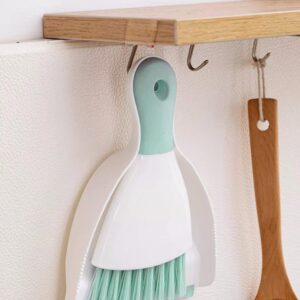 YCSXhandpick Small Broom with Dustpan Combo Set Dust Pan and Brush Set Table Ceaner Gap Cleaning Brushes and Dust Pans Hand Broom