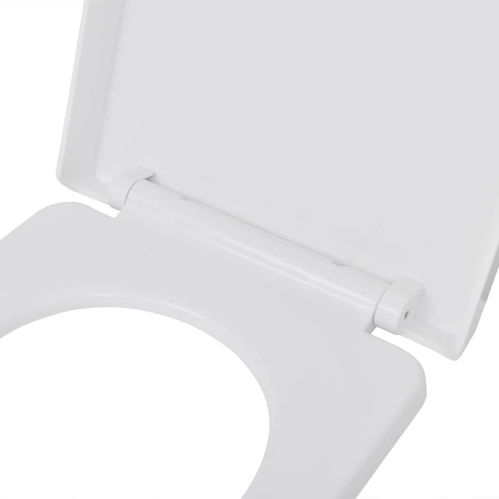 VRAXO Soft-close Toilet Seat with Quick-release Design White Square,Toilet & Bidet Seats-4.14lbs