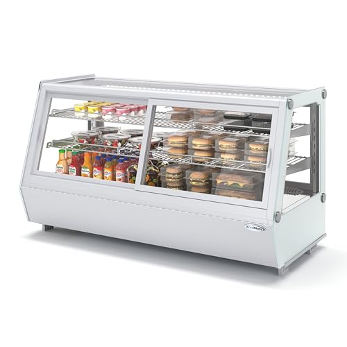 KoolMore CDC-250-WH 48 in. Self-Service Countertop Bakery Display Refrigerator in White