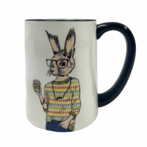 Hipster Animal Coffee Mugs 6pc 17.5 oz. by Signature Housewares