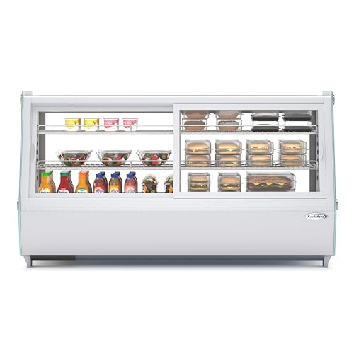 KoolMore CDC-250-WH 48 in. Self-Service Countertop Bakery Display Refrigerator in White