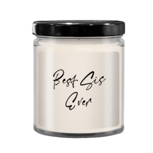 Best Sis Ever Candle Vanilla Scented Soy Wax 9oz Candle