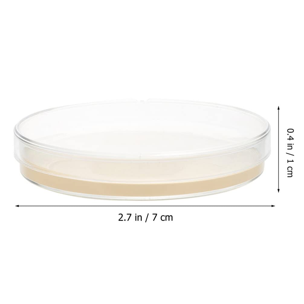 ULTECHNOVO 10 pcs Nutrient agar Plate agar Petri Dishes Petri Dishes with lids pre Poured agar Plates Laboratory Accessory prepoured Petri Dish Mushroom agar Plates Child Stripe Specimen