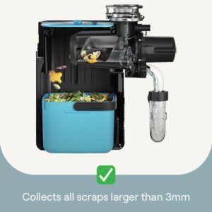 Sepura | World's First Septic-Safe Composting Garbage Disposal with Continuous Feed, Anti-Jam Disposal, and Carbon Filter Enabled Odorless Compost Bin (Sepura Unit)