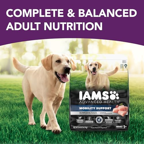 IAMS Advanced Health Mobility Support Chicken and Whole Grain Recipe Adult Dry Dog Food, 36 lb. Bag