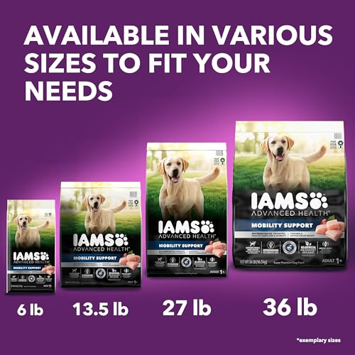 IAMS Advanced Health Mobility Support Chicken and Whole Grain Recipe Adult Dry Dog Food, 36 lb. Bag