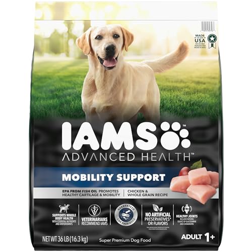 IAMS Advanced Health Mobility Support Chicken and Whole Grain Recipe Adult Dry Dog Food, 36 lb. Bag