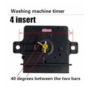 4insert 15 Minutes ，Compatible for Haier Washing Machine Timer Switch Wash Timer Semi-Automatic Double-Cylinder Washing Machine Parts