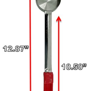 Stainless Steel Portion Control Serving Spoon - Pack of 2 (2 oz. Solid)