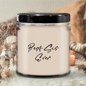 Best Sis Ever Candle Vanilla Scented Soy Wax 9oz Candle