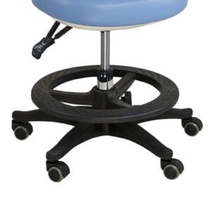 SFKLYU Adjustable Dental Doctor's Chair Dentist Stools with Backrest PU Leather Dentist Chair for Clinic, Dental, Shop, Lab Chair,B