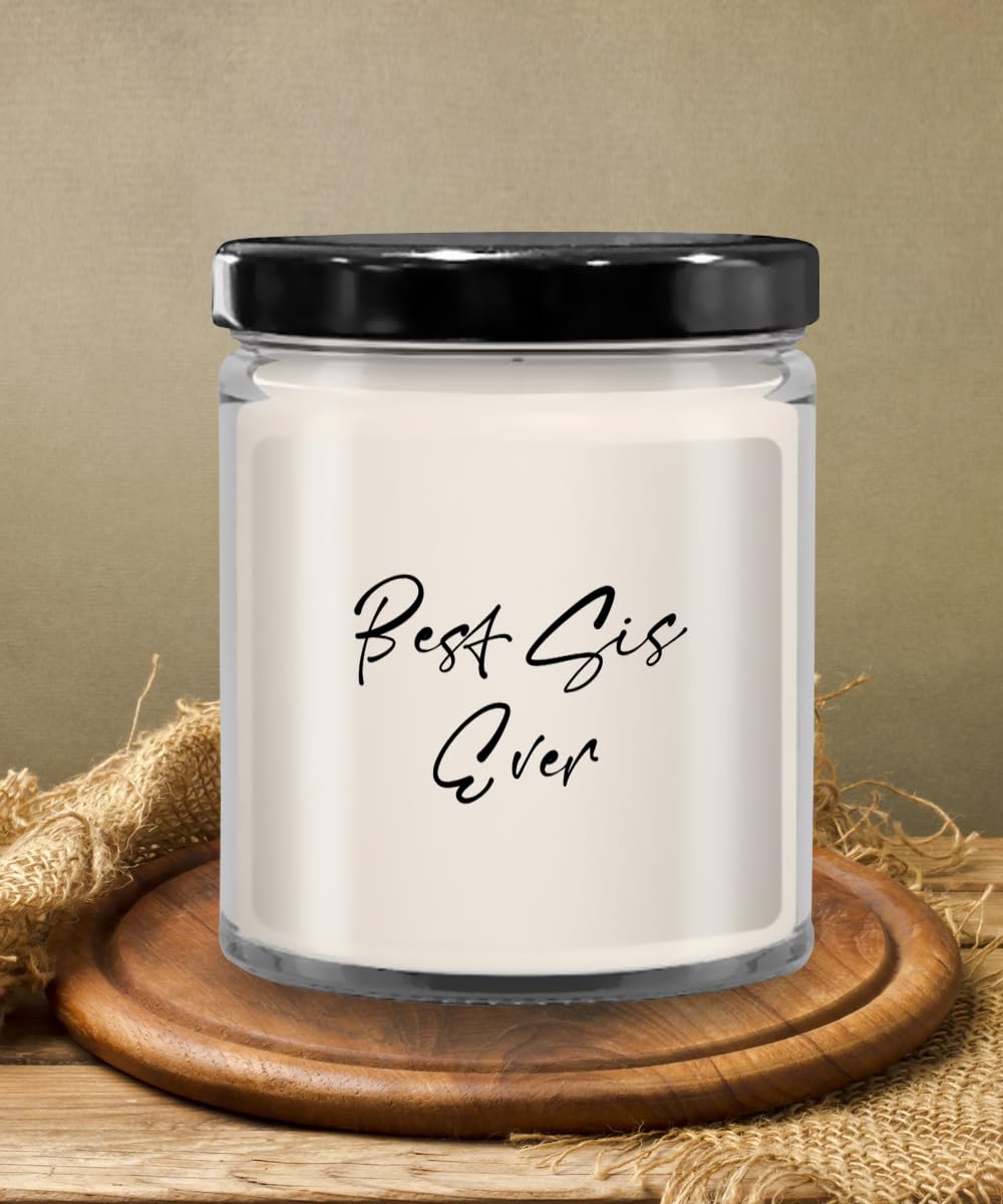 Best Sis Ever Candle Vanilla Scented Soy Wax 9oz Candle