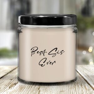 Best Sis Ever Candle Vanilla Scented Soy Wax 9oz Candle