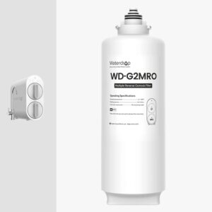 Waterdrop WD-G2MRO Reverse Osmosis Filter, Replacement for WD-G2-B, WD-G2-W, WD-G2MNR-W Reverse Osmosis System, Reduce PFAS, 2-year Lifetime