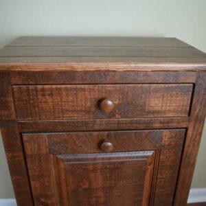 ZUMAHA Trash can | Rustic Special Walnut | Kitchen Trash can Cabinet