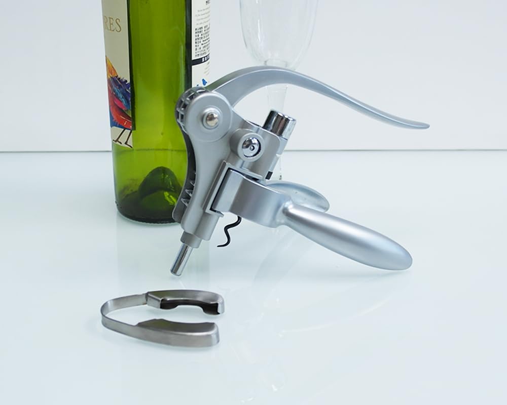 Lutong Wine Opener Set, Including Corkscrew, Foil Cutter, Opener Stand Wine Bottle Opener,Wine Corkscrew Set,Wine Opener Kit.