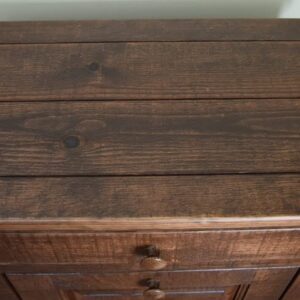 ZUMAHA Trash can | Rustic Special Walnut | Kitchen Trash can Cabinet