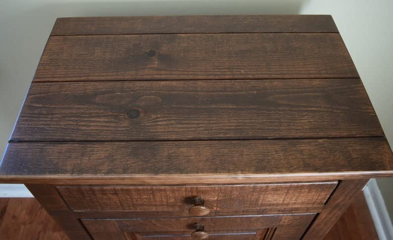 ZUMAHA Trash can | Rustic Special Walnut | Kitchen Trash can Cabinet